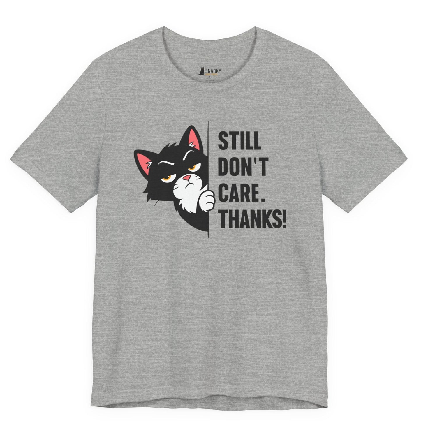Still Don’t Care Peeking Cat T-Shirt
