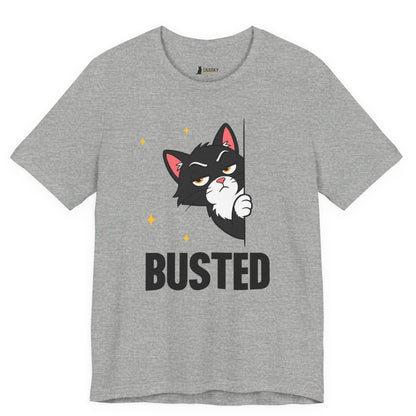 Busted Peeking Cat T-Shirt