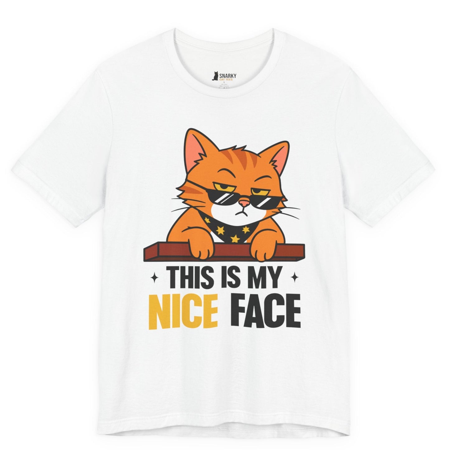 Nice Face Sunglasses Cat T-Shirt