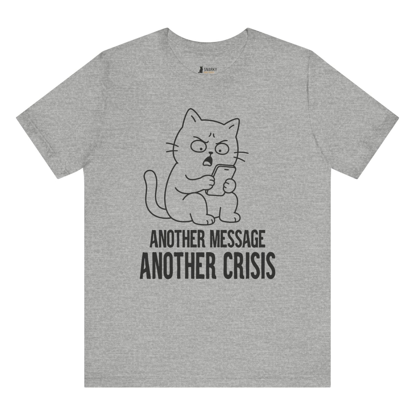 Another Crisis Phone Cat T-Shirt