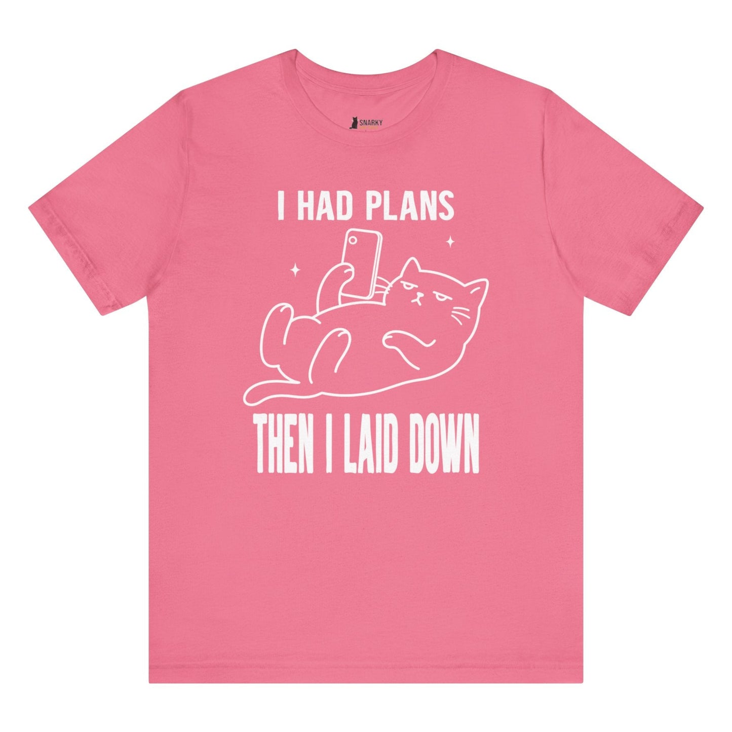 I Had Plans Phone Cat T-Shirt