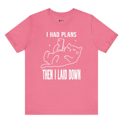 I Had Plans Phone Cat T-Shirt