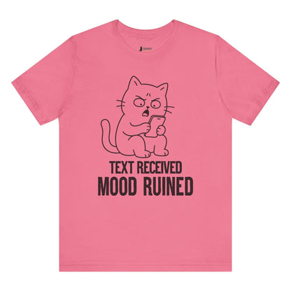 Mood Ruined Phone Cat T-Shirt