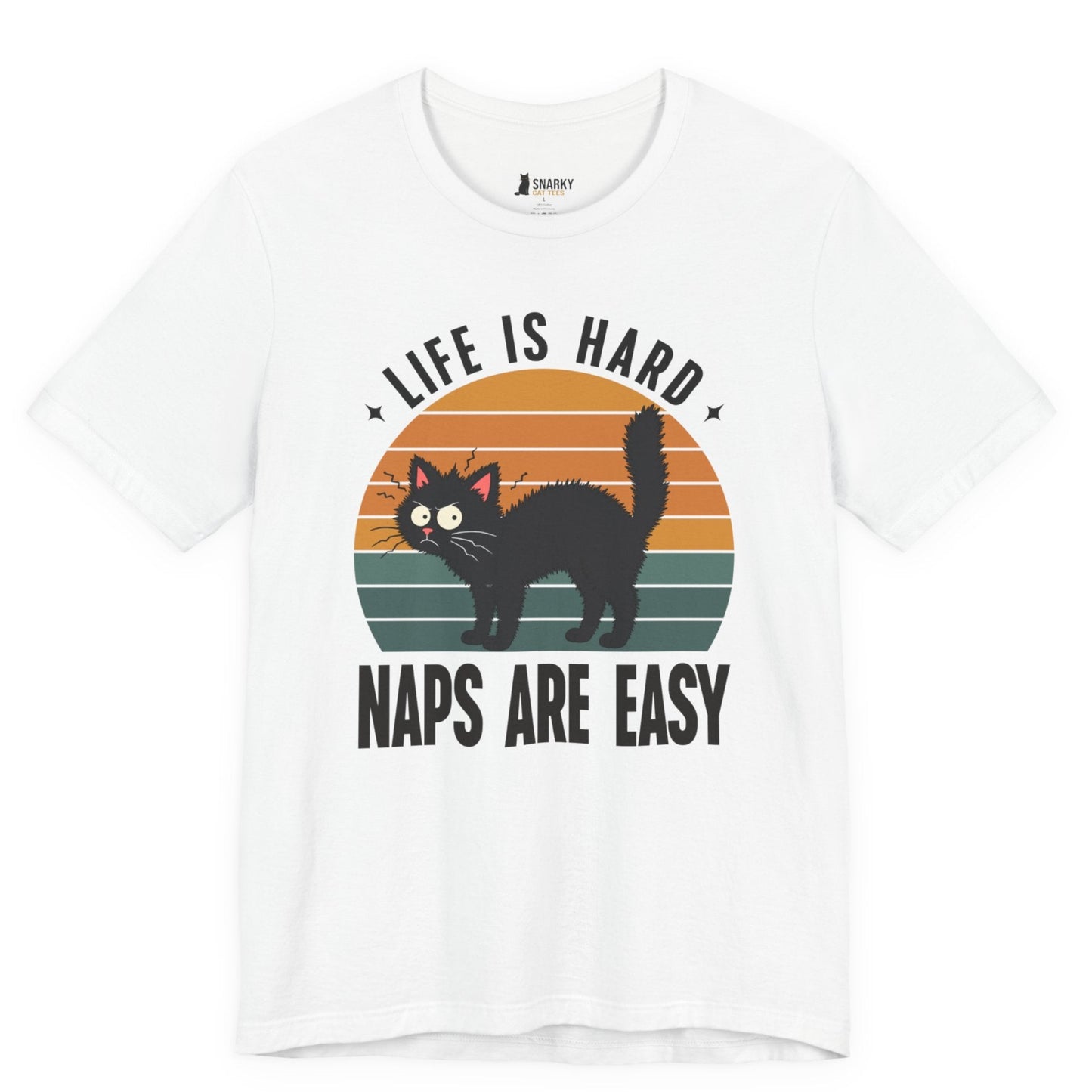 Naps Are Easy Chaos Cat T-Shirt