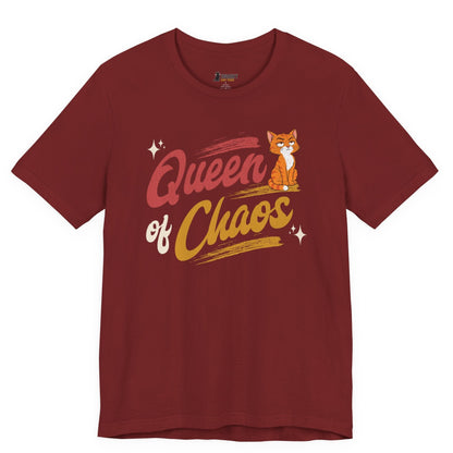 Queen of Chaos Orange Cat T-Shirt