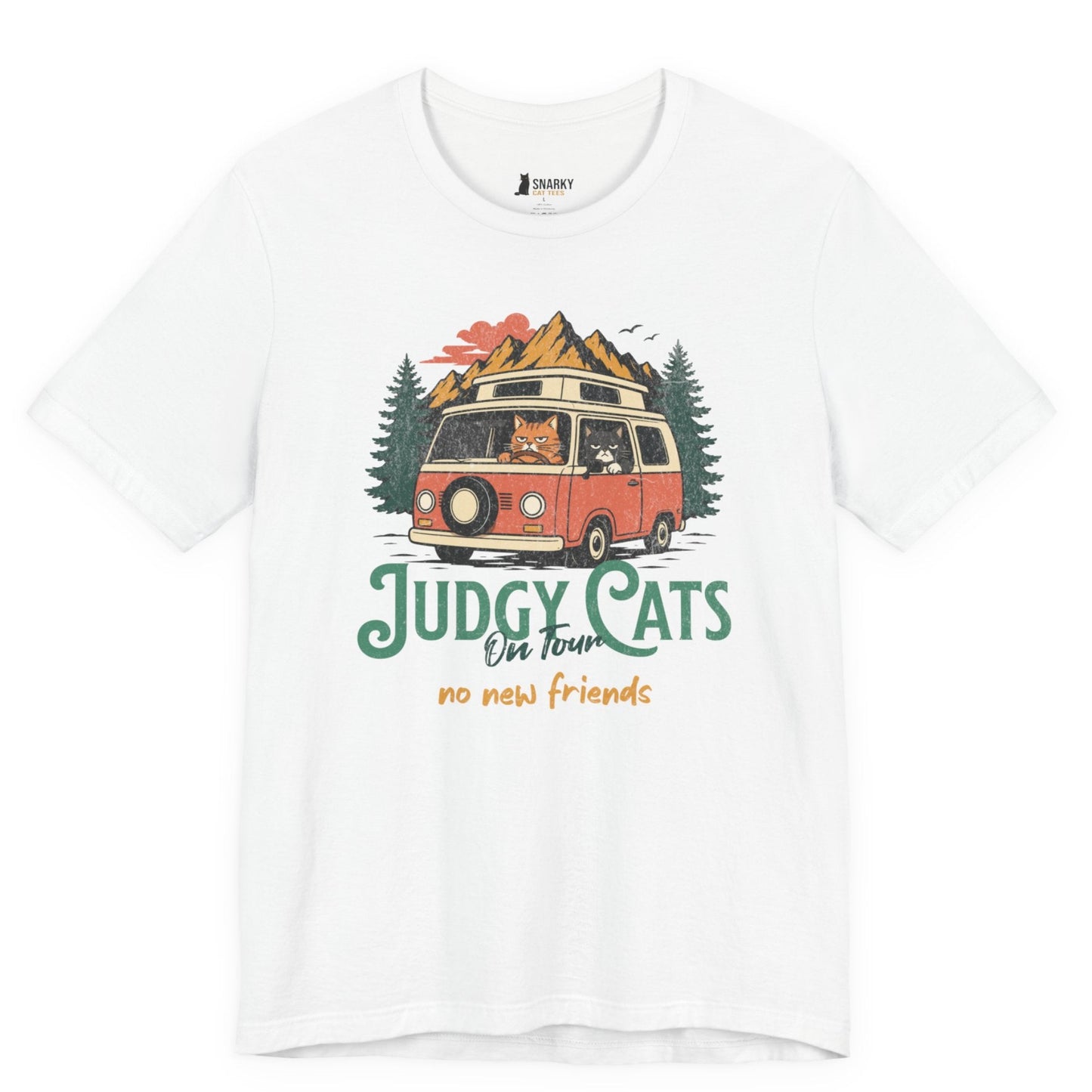 No New Friends Van Cats T-Shirt