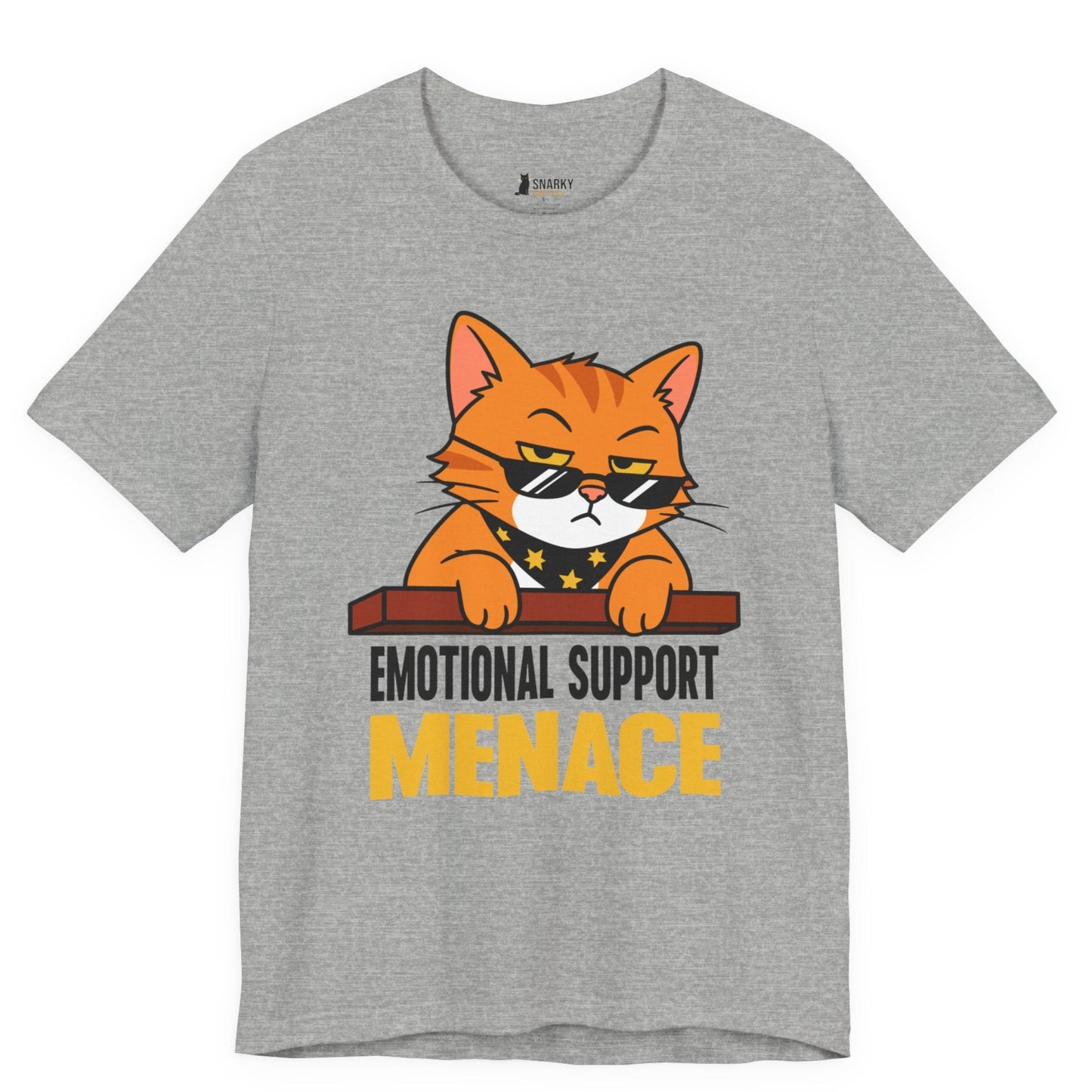 Emotional Support Menace Sunglasses Cat T-Shirt