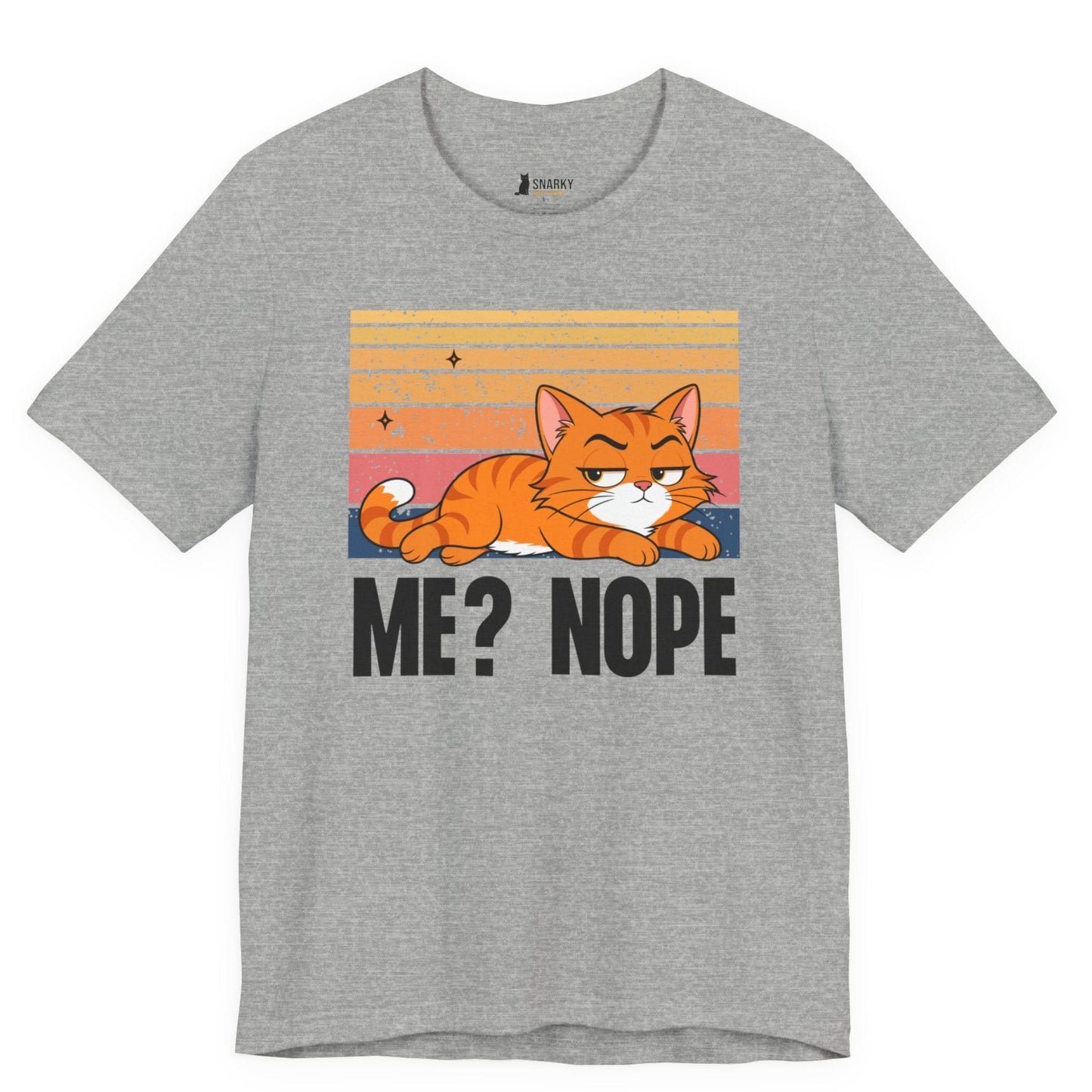 Me Nope Lazy Cat T-Shirt