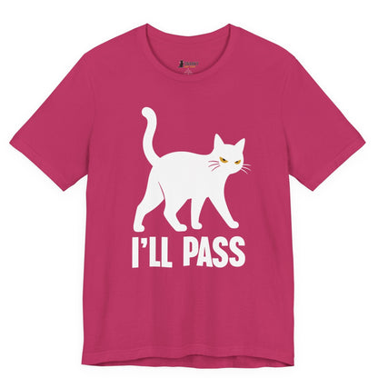 I’ll Pass Walking Cat T-Shirt