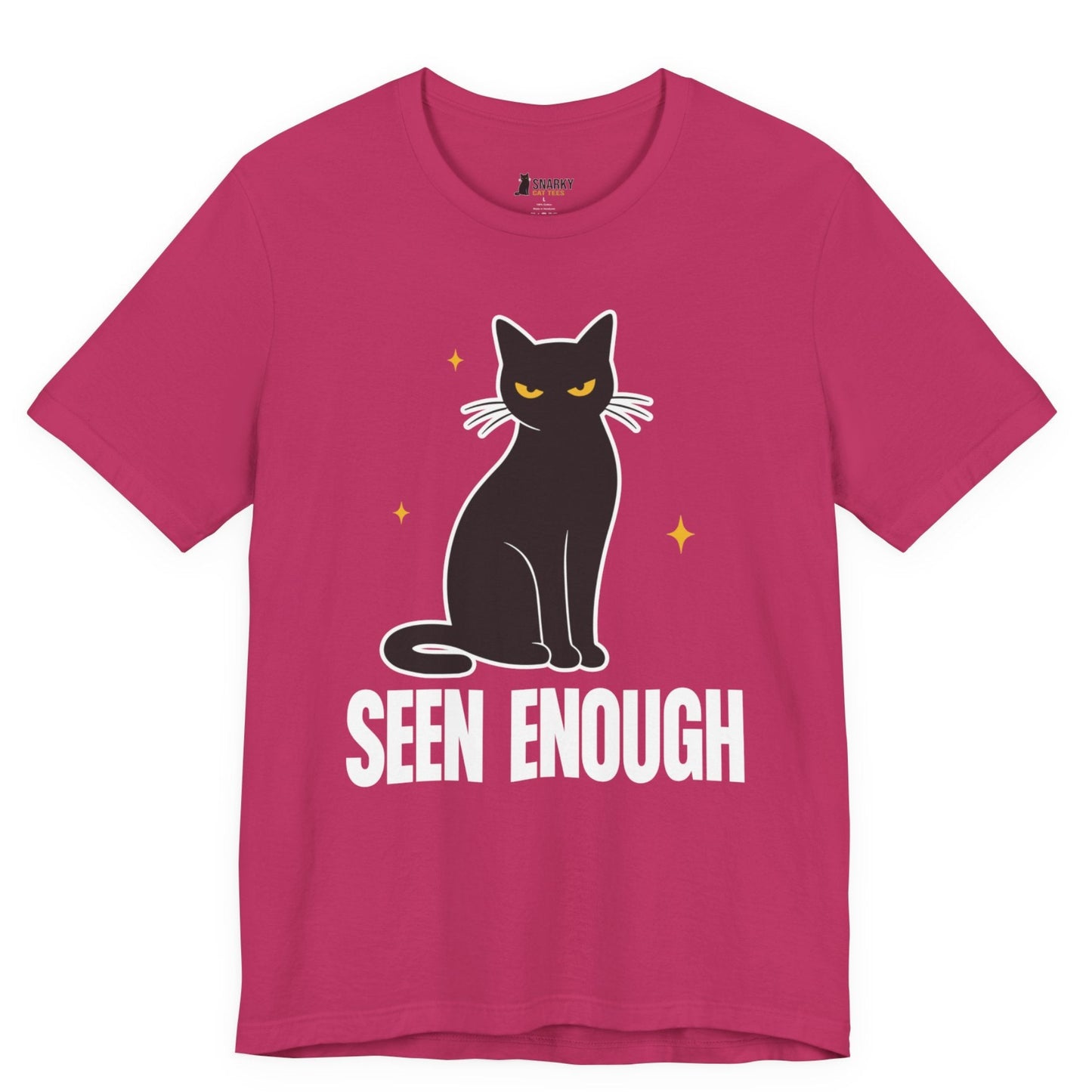 Seen Enough Black Cat T-Shirt