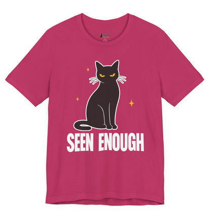 Seen Enough Black Cat T-Shirt