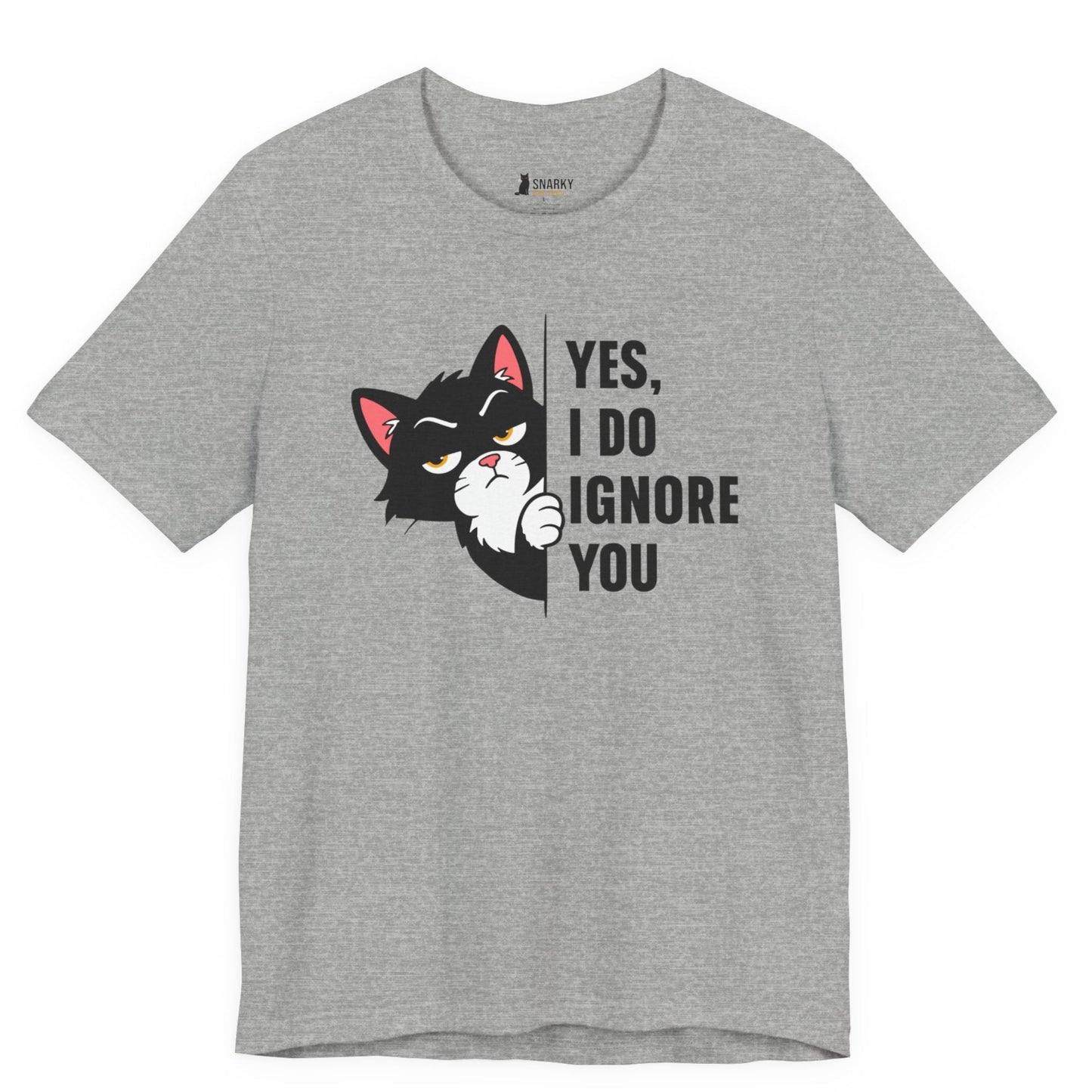 Ignore You Peeking Cat T-Shirt