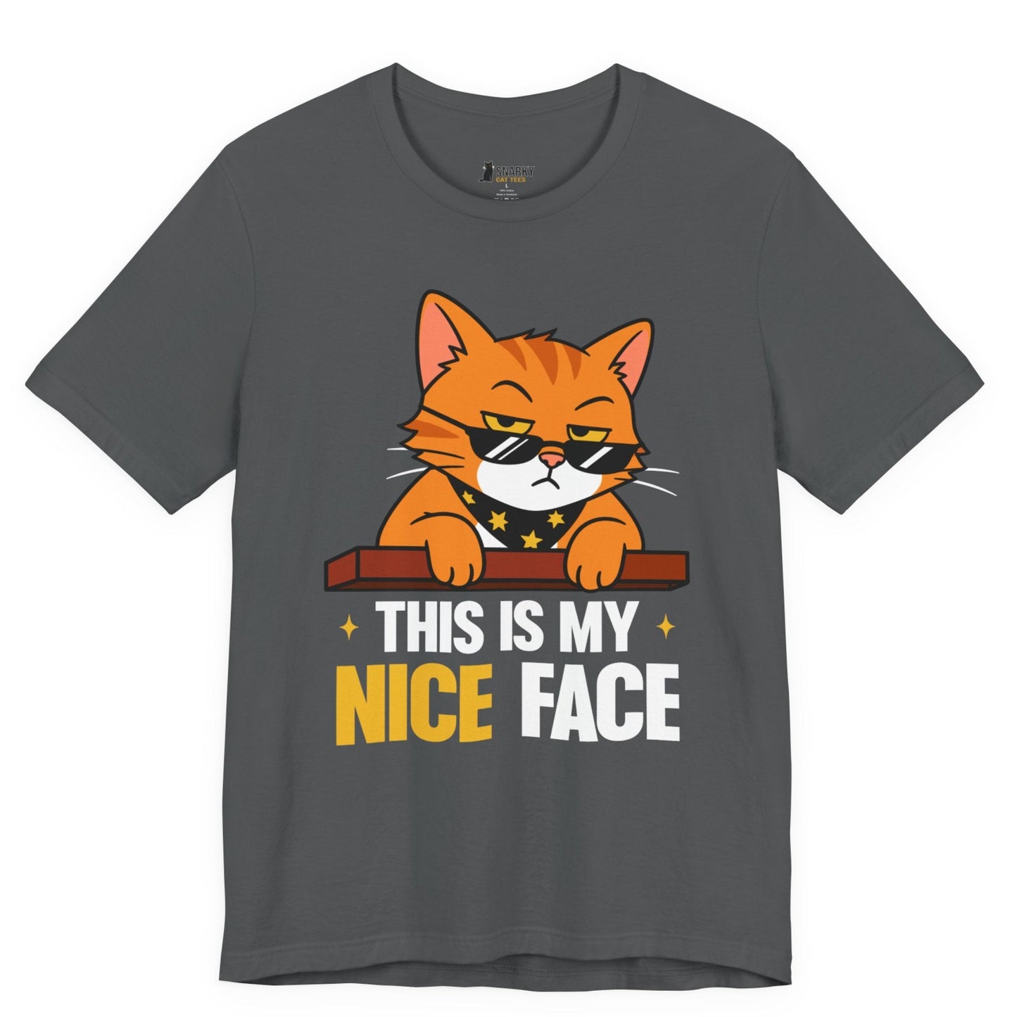 Nice Face Sunglasses Cat T-Shirt