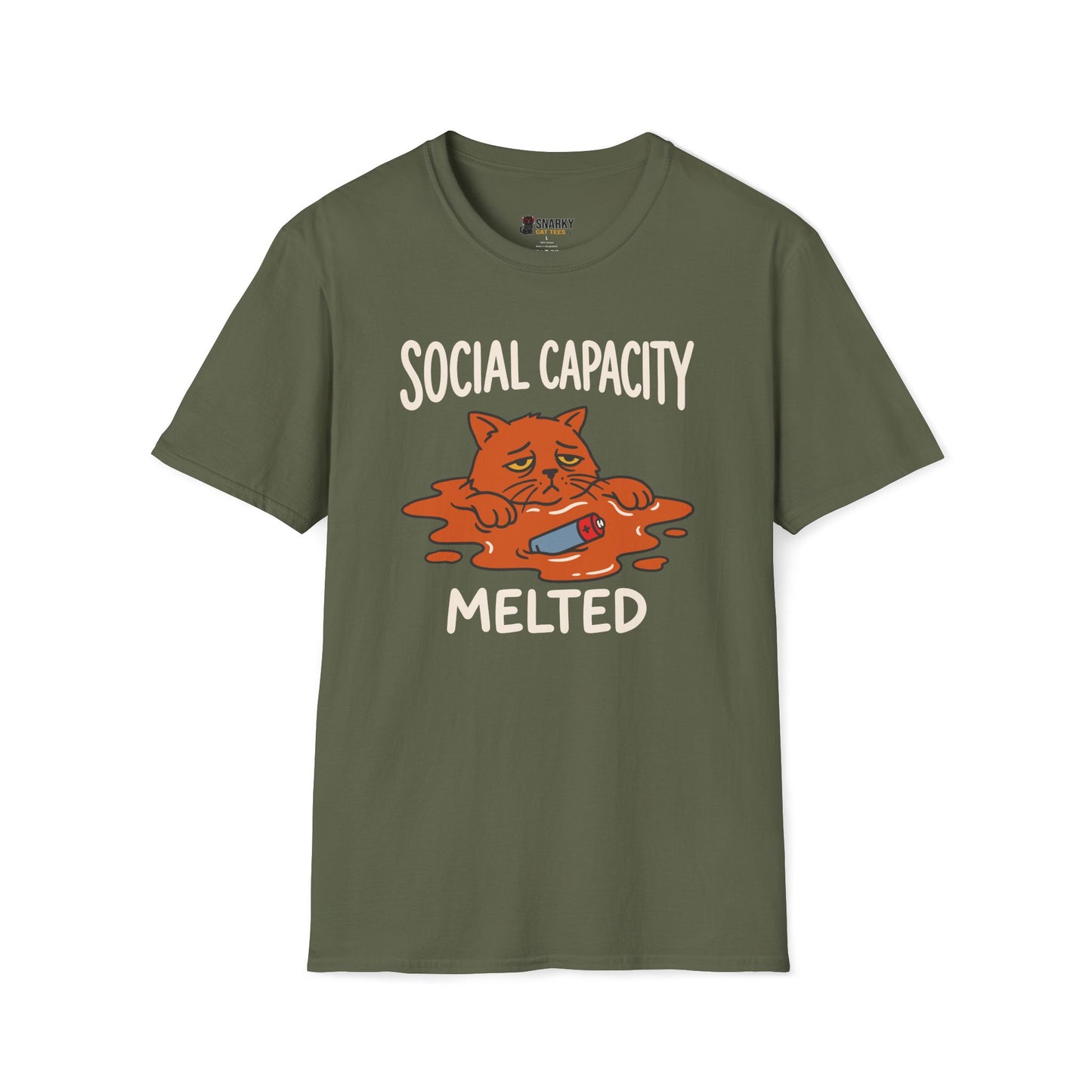 Social Capacity Melted T-Shirt