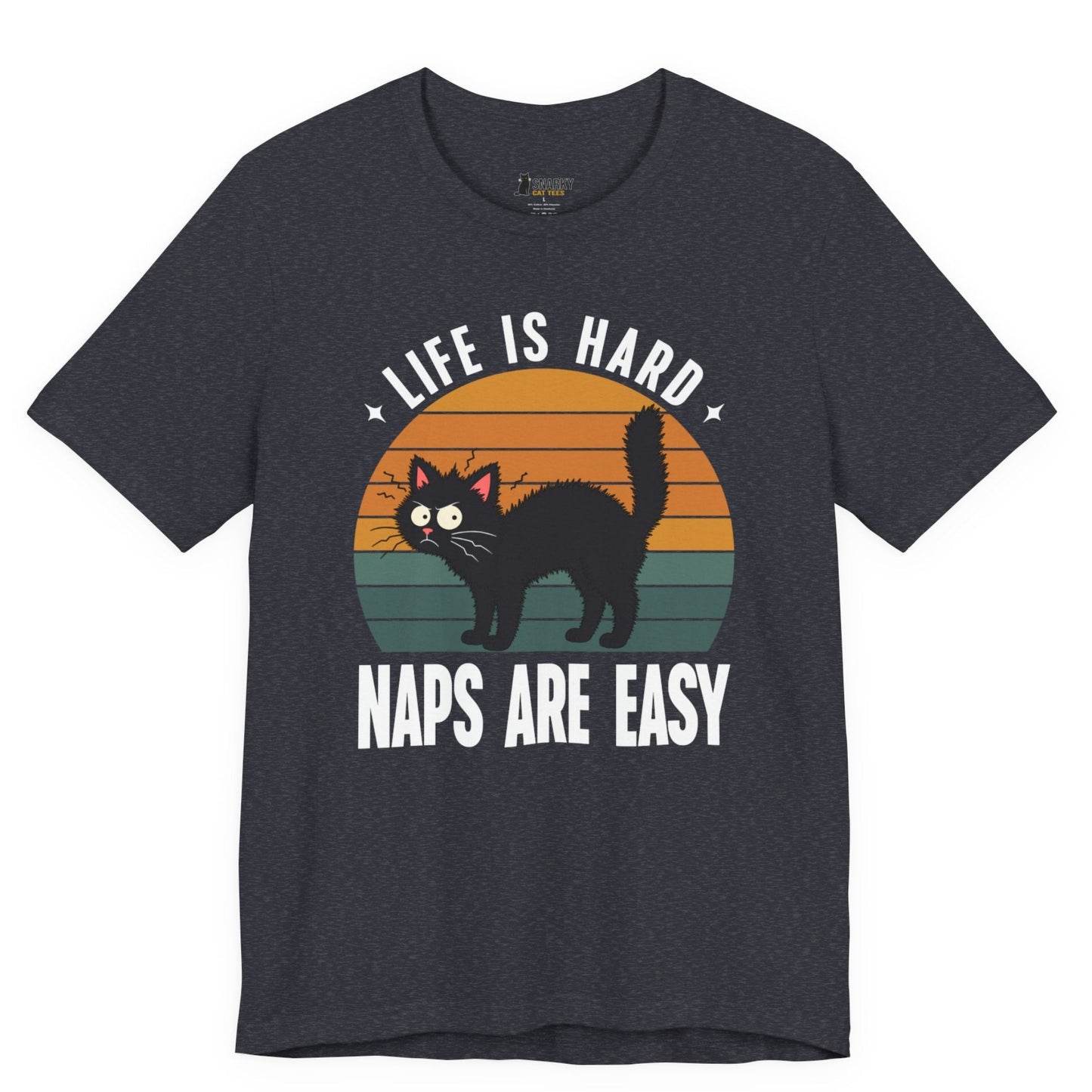 Naps Are Easy Chaos Cat T-Shirt