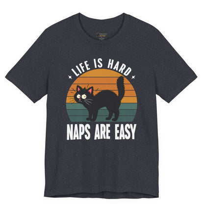 Naps Are Easy Chaos Cat T-Shirt