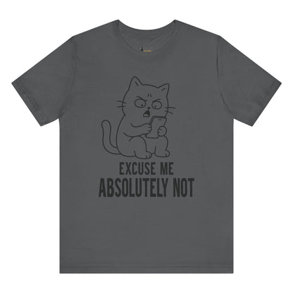 Absolutely Not Phone Cat T-Shirt