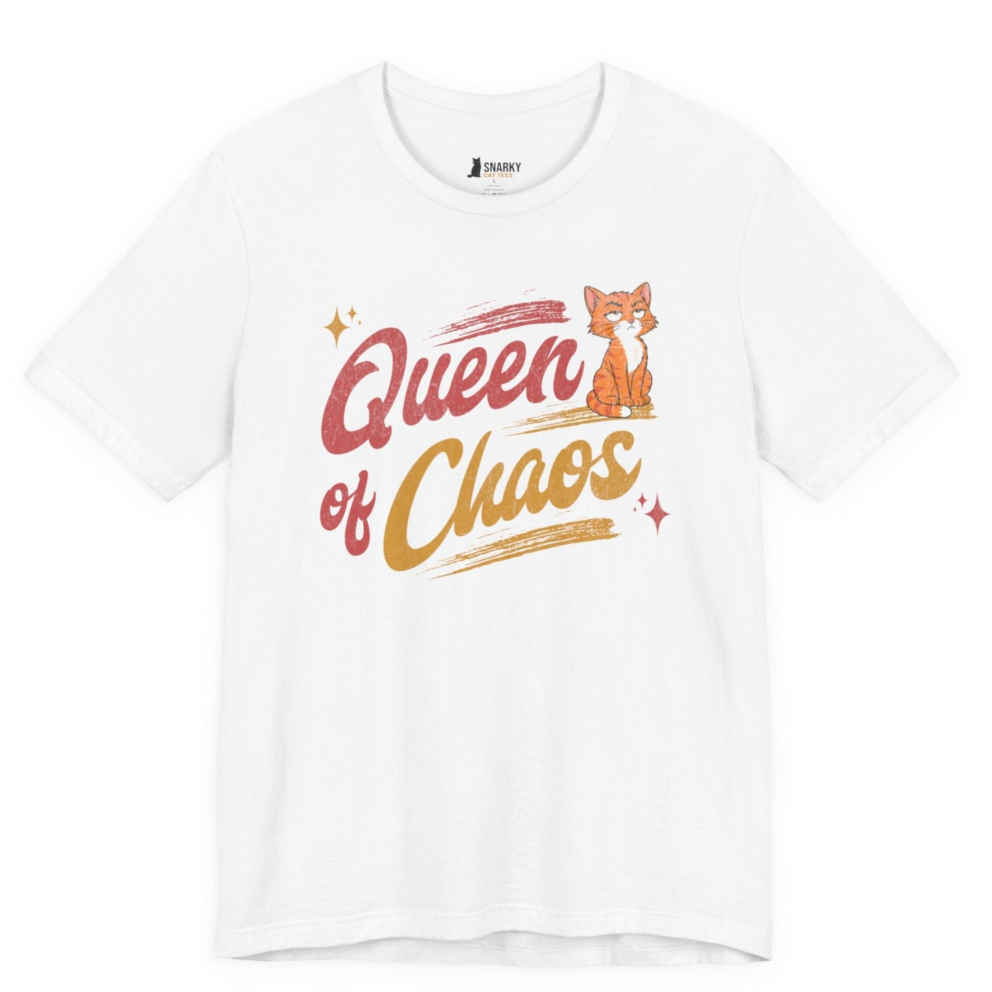 Queen of Chaos Orange Cat T-Shirt