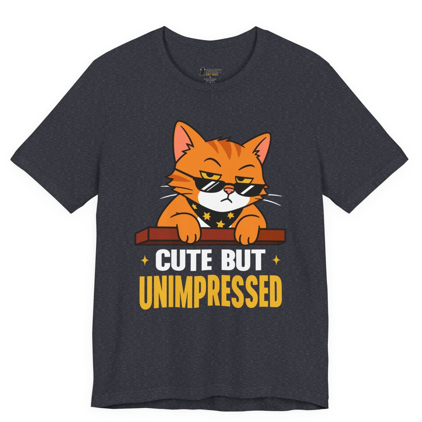 Cute But Unimpressed Sunglasses Cat T-Shirt