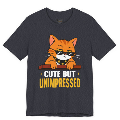 Cute But Unimpressed Sunglasses Cat T-Shirt