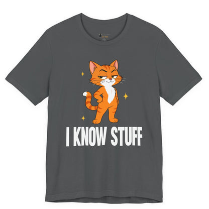 I Know Stuff Judgy Cat T-Shirt