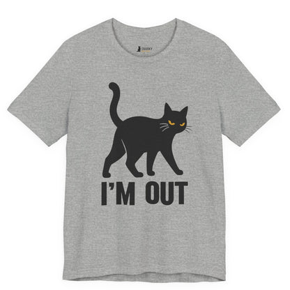 I’m Out Walking Cat T-Shirt