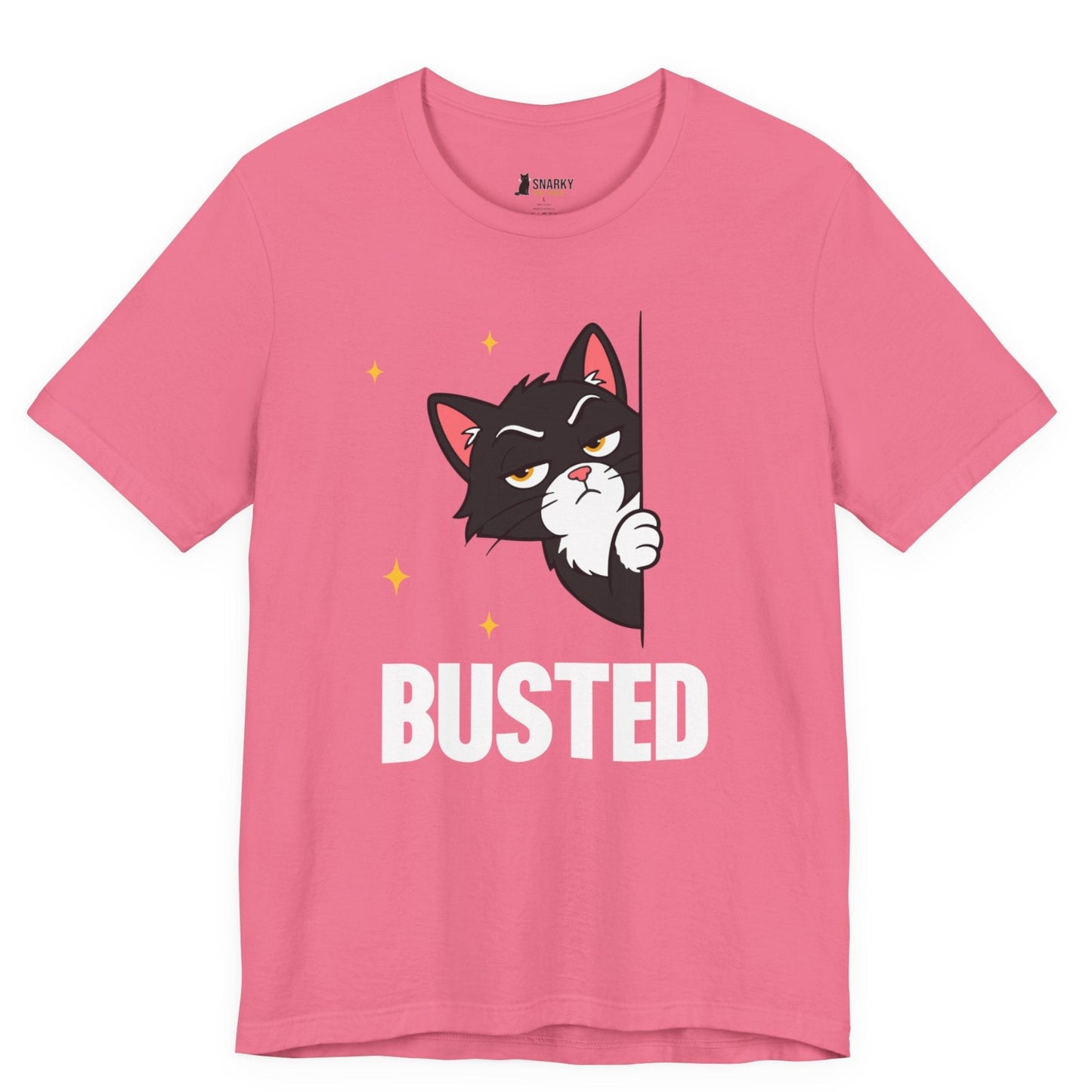 Busted Peeking Cat T-Shirt