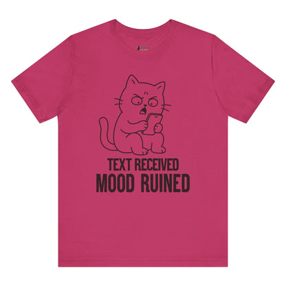 Mood Ruined Phone Cat T-Shirt