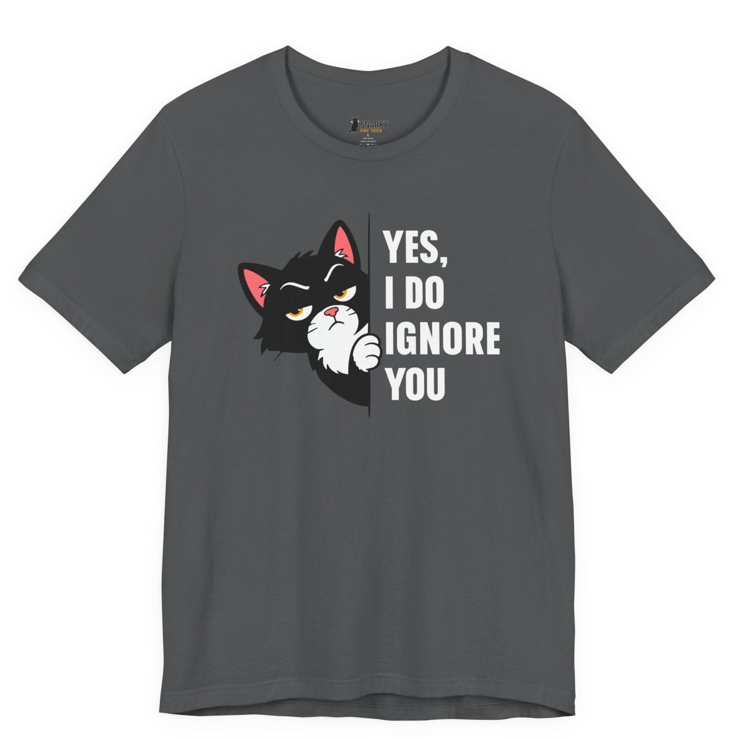 Ignore You Peeking Cat T-Shirt
