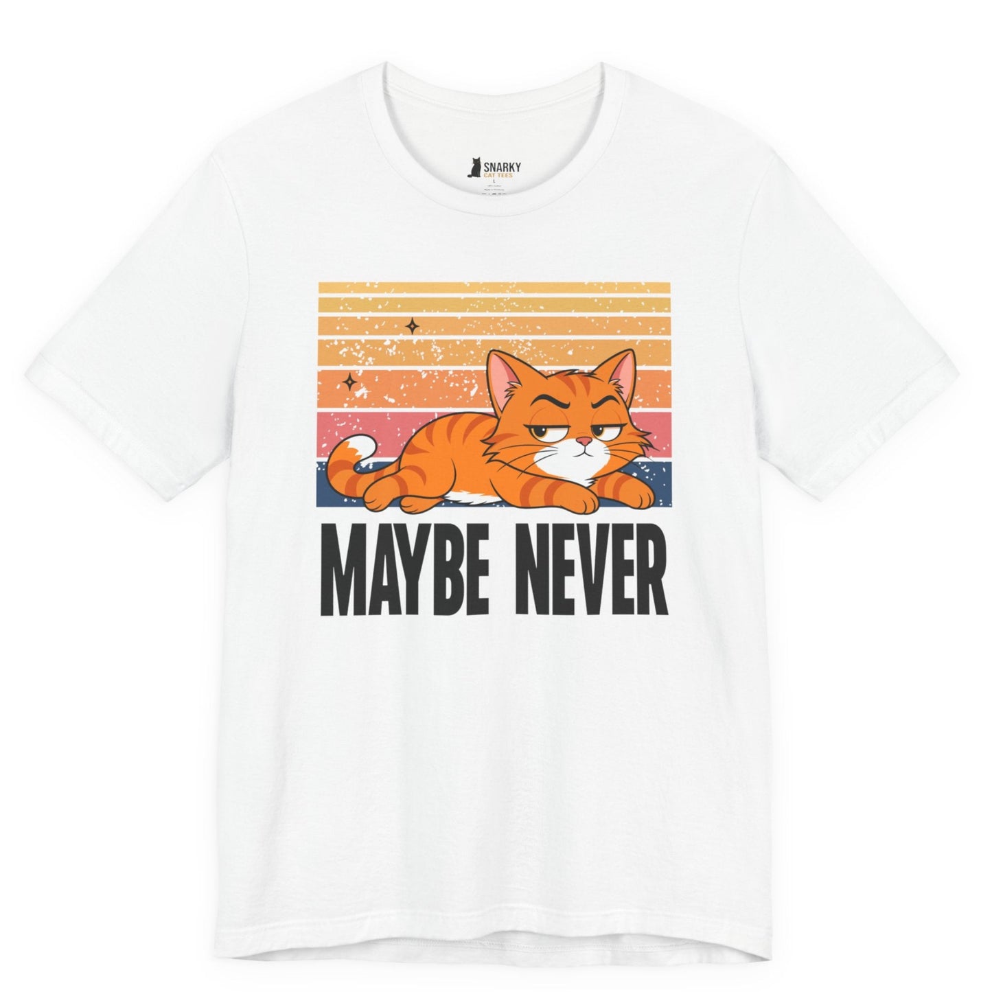Maybe Never Lazy Cat T-Shirt