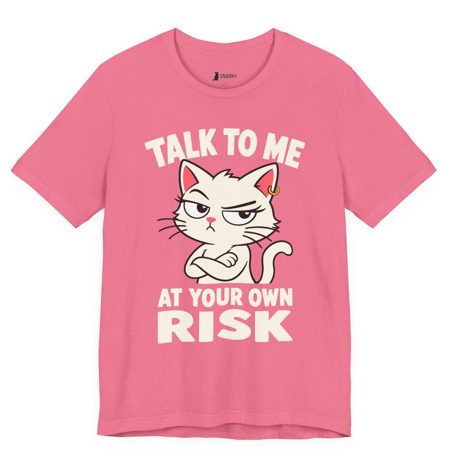 Talk to Me Risk Cat T-Shirt