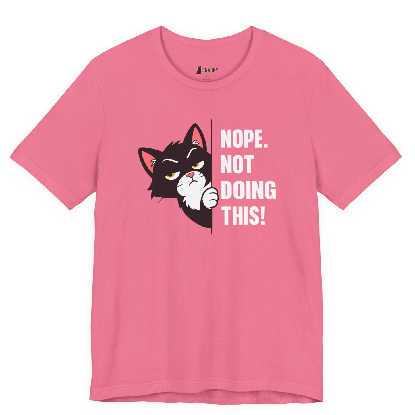 Not Doing This Peeking Cat T-Shirt