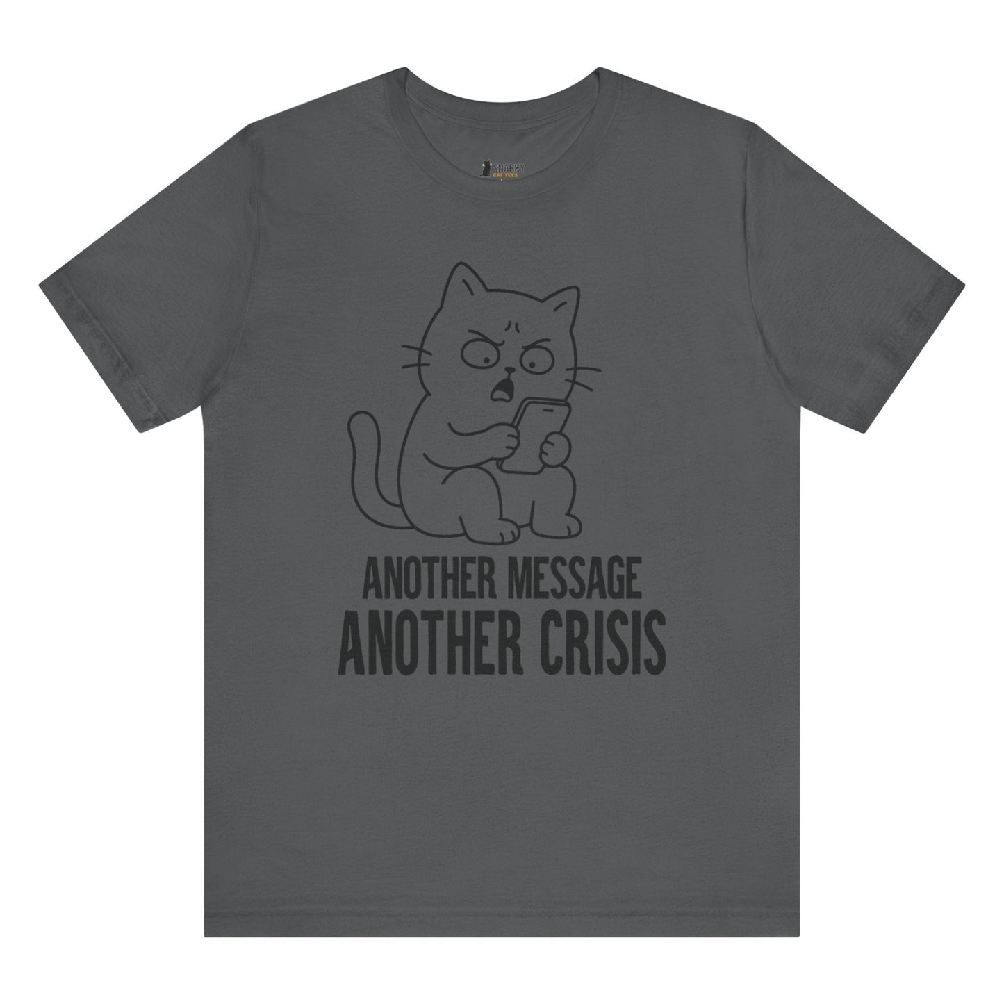 Another Crisis Phone Cat T-Shirt