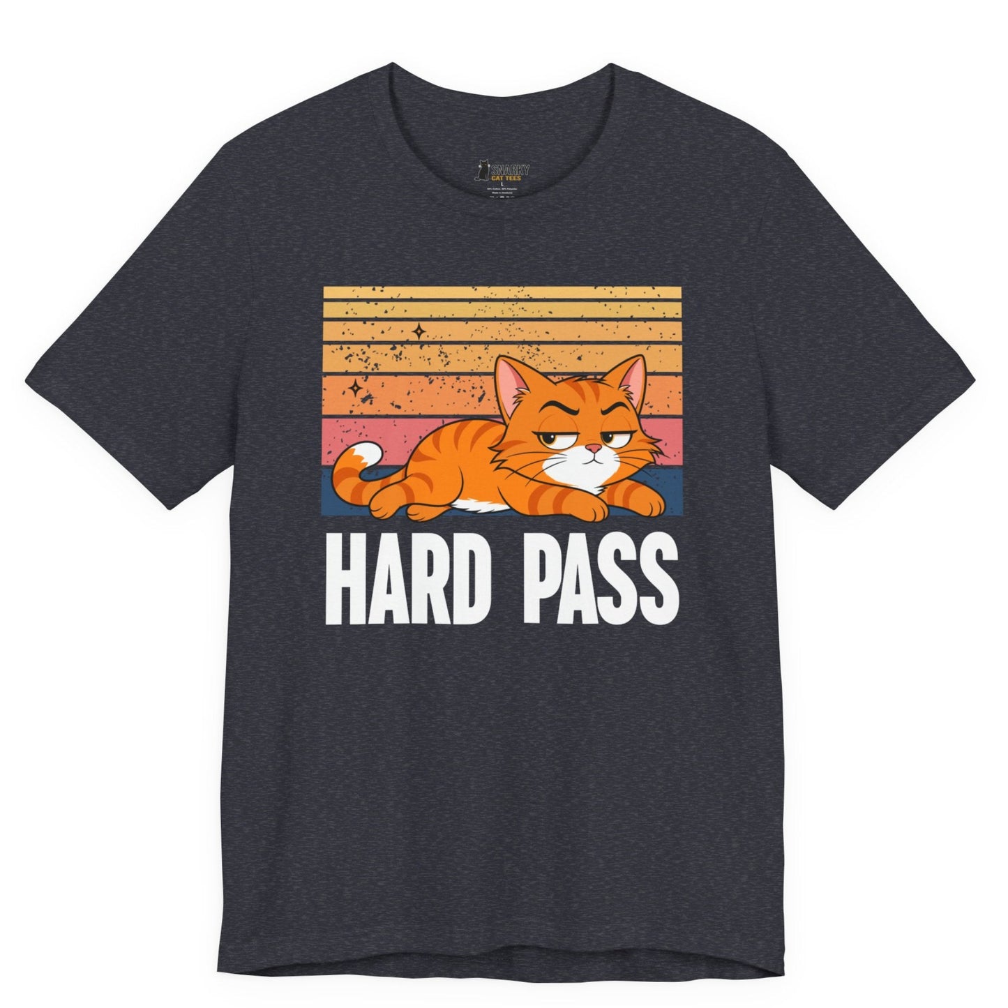 Hard Pass Lazy Cat T-Shirt