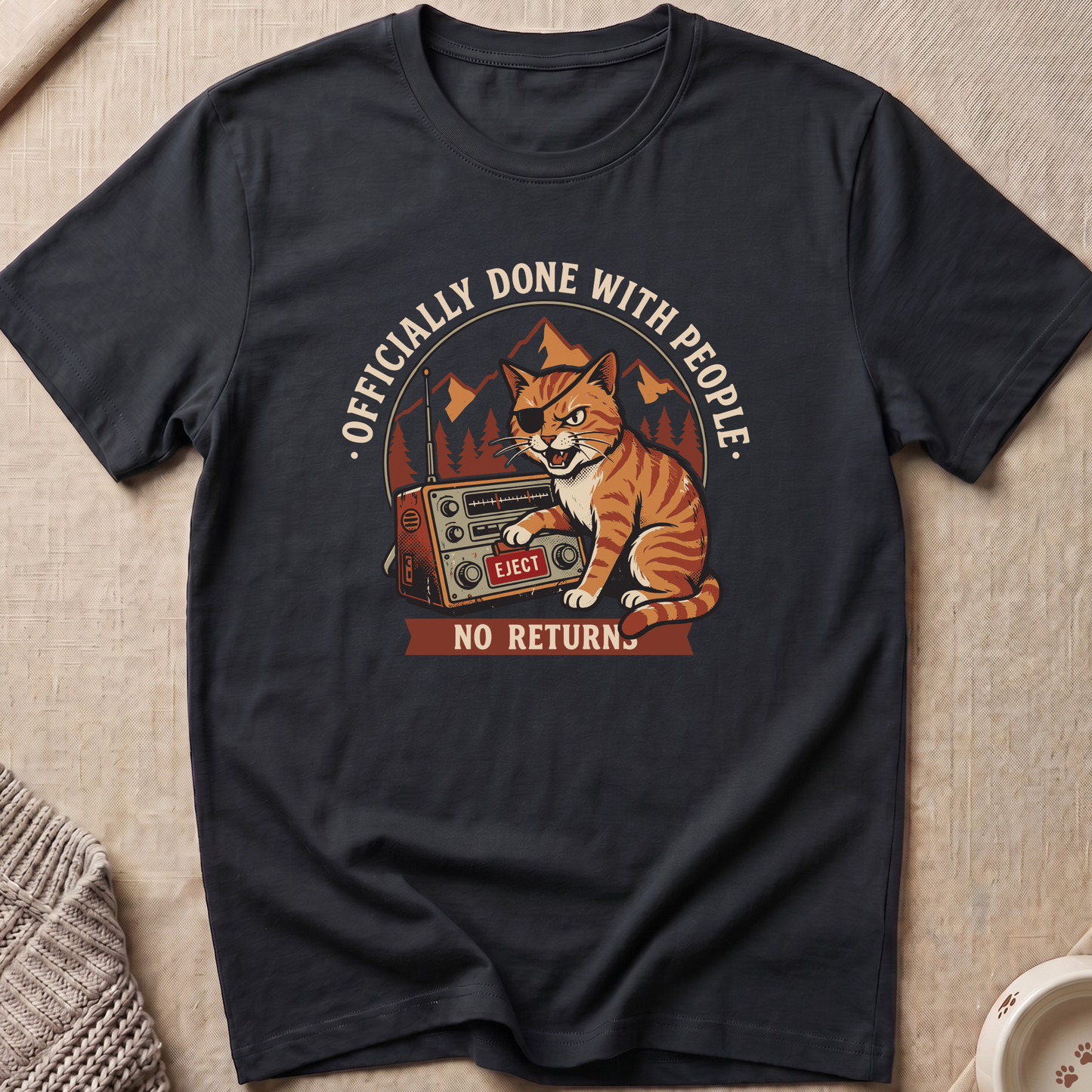 Officially Done Cat T-Shirt