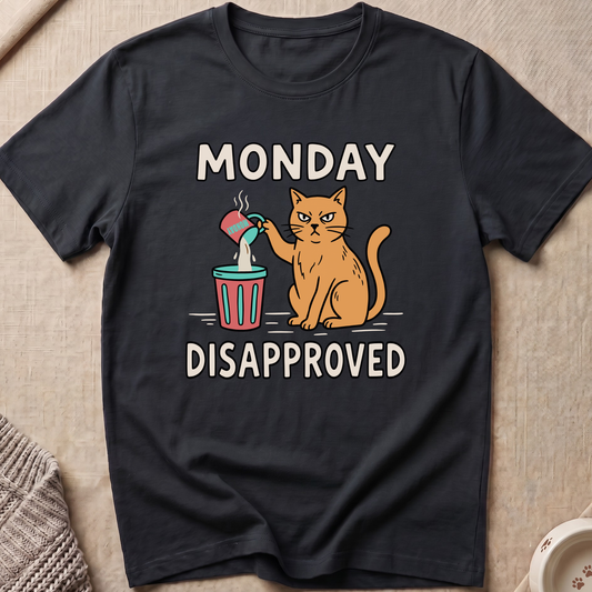 Monday Disapproved Cat T-Shirt