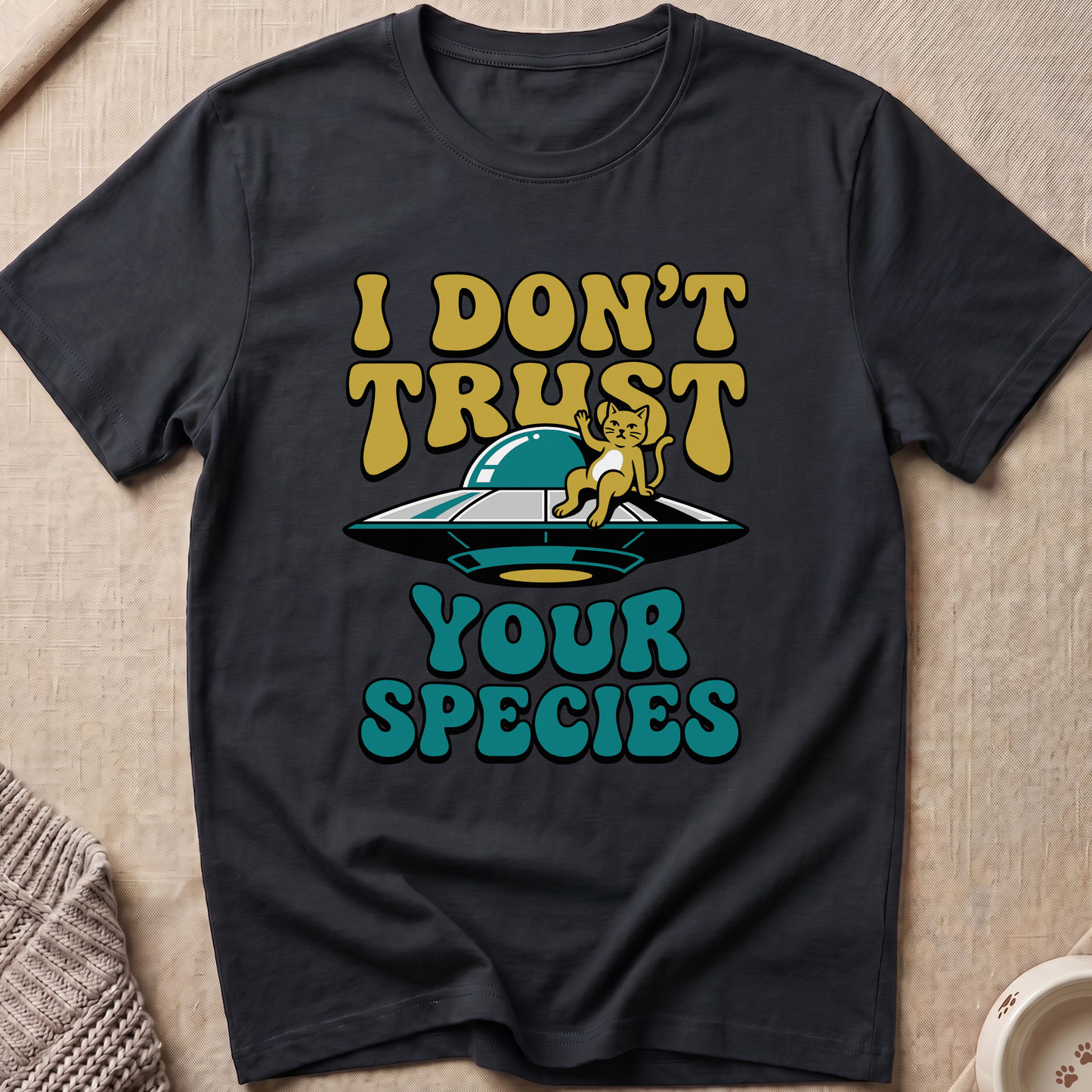 Trust Issues Snarky Cat T-Shirt