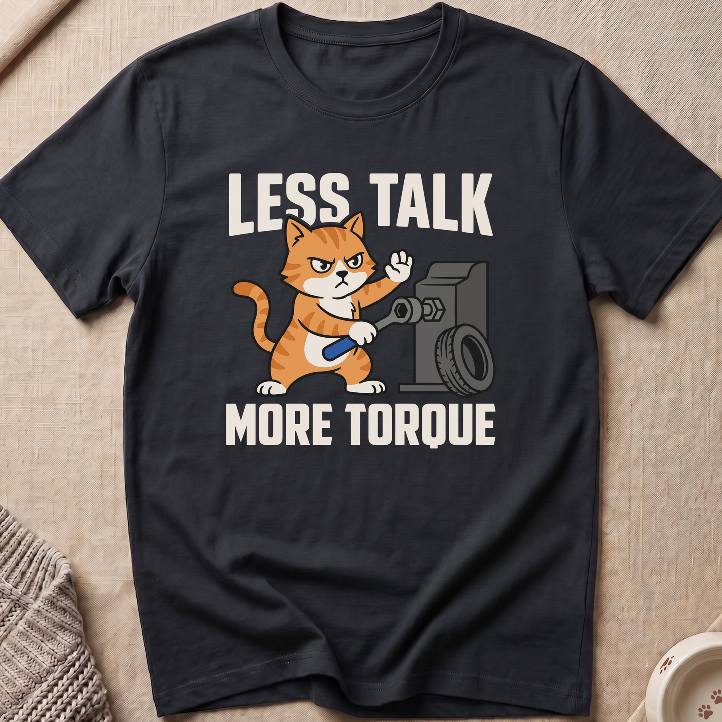 More Torque Snarky Cat T-Shirt