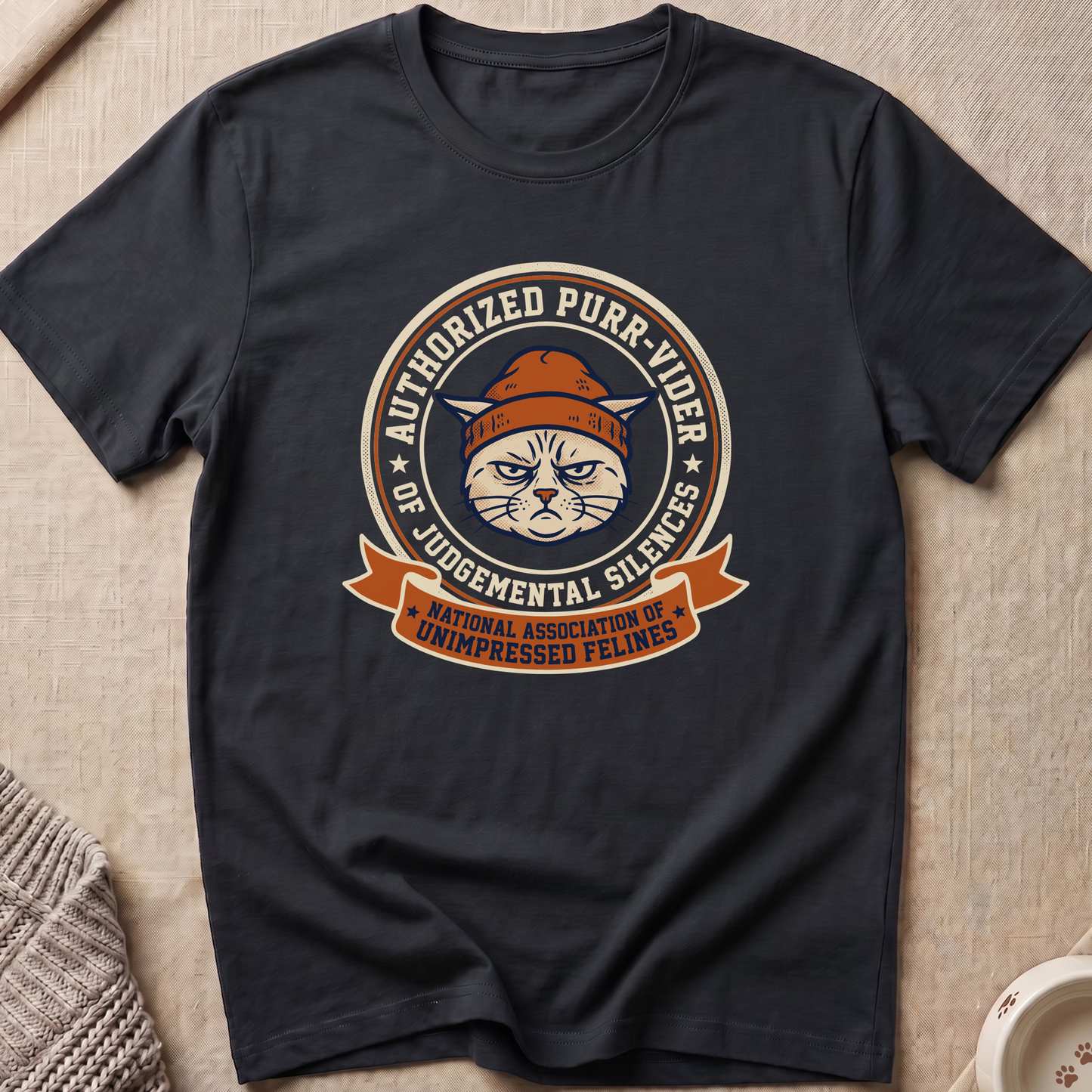 Authorized Purr-Vider Cat T-Shirt