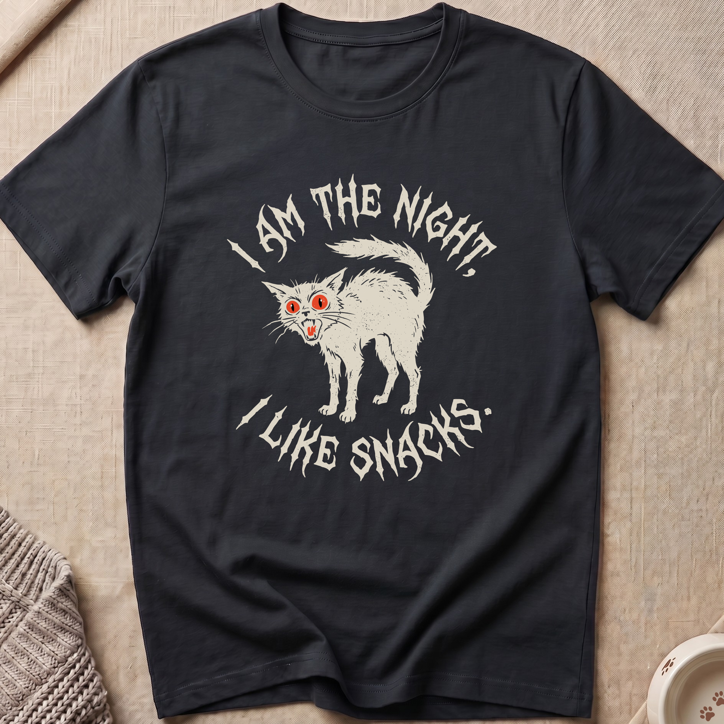 I Am The Night Snarky Cat T-Shirt