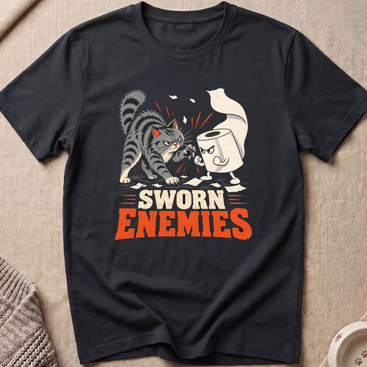 Sworn Enemies Cat T-Shirt