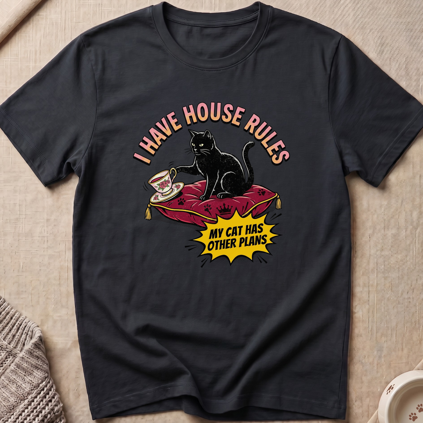 Other Plans Snarky Cat T-Shirt