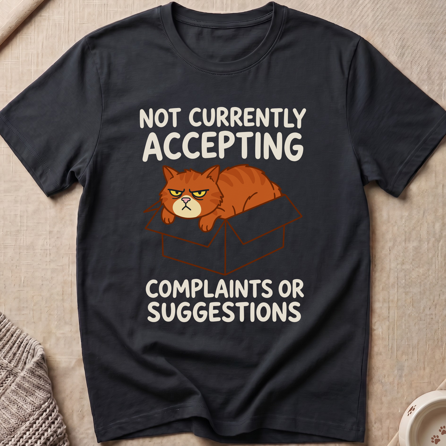 Not Currently Accepting Cat T-Shirt