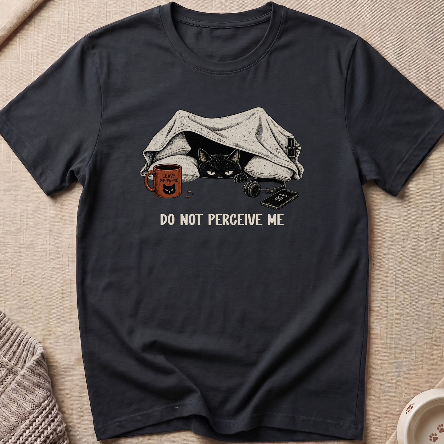 Do Not Perceive Me Cat T-Shirt