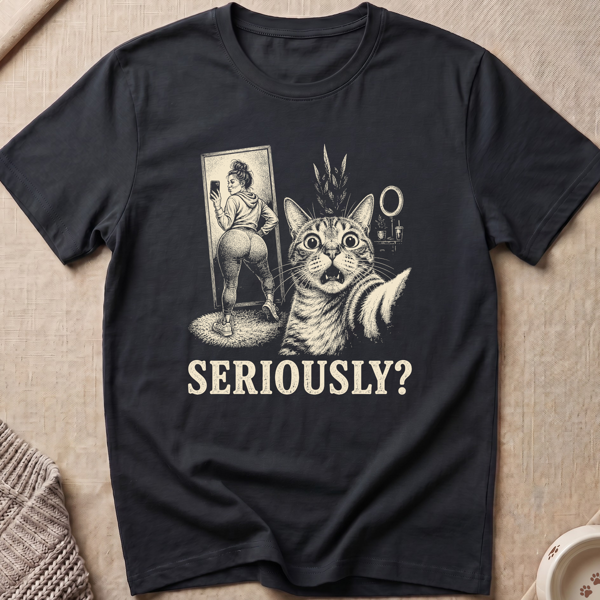 Seriously Selfie Cat T-Shirt