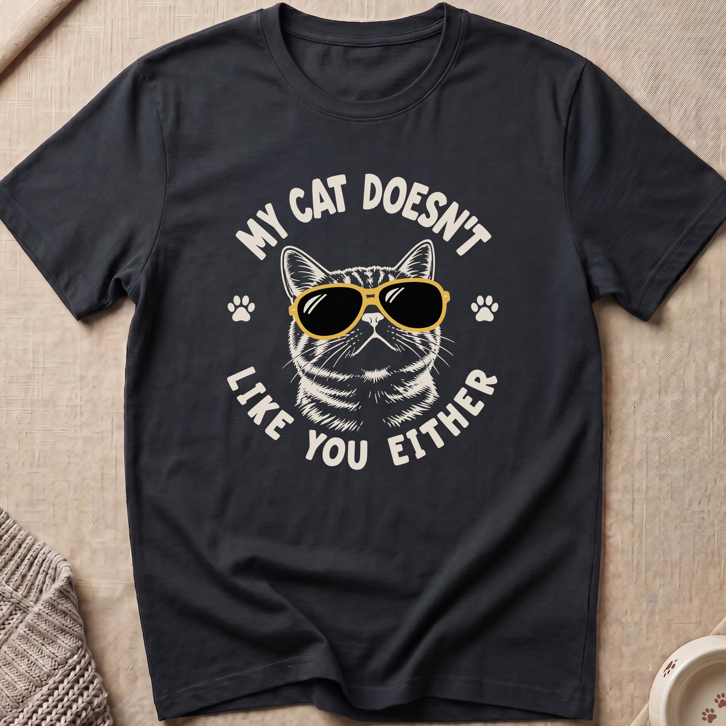 Doesn't Like You Cat T-Shirt