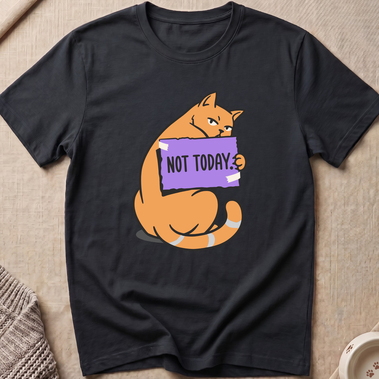 No Thanks Cat T-Shirt