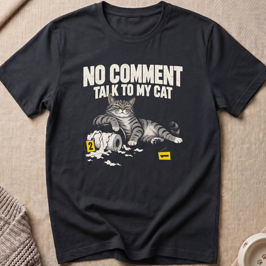 No Comment Cat T-Shirt