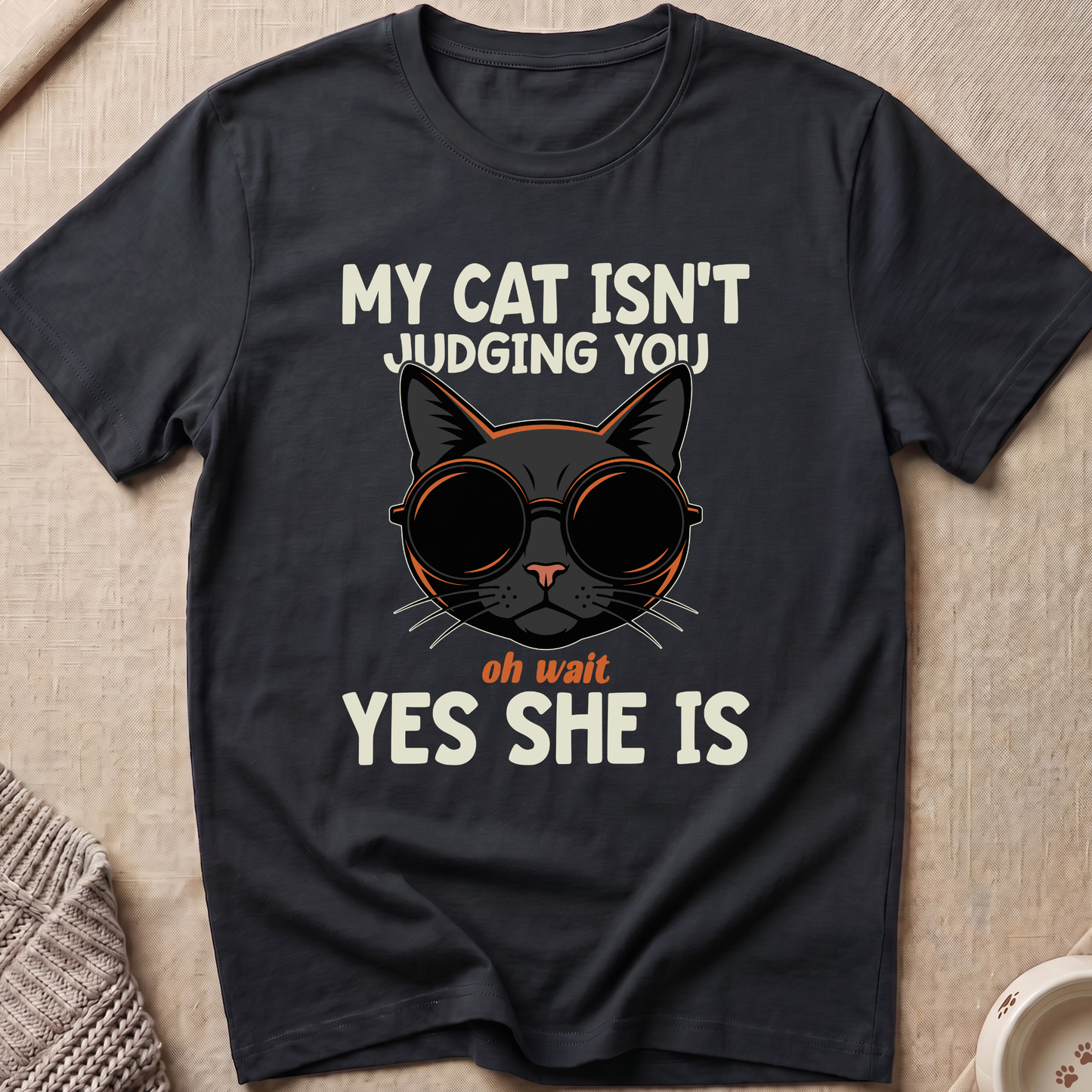 Yes She Is Cat T-Shirt