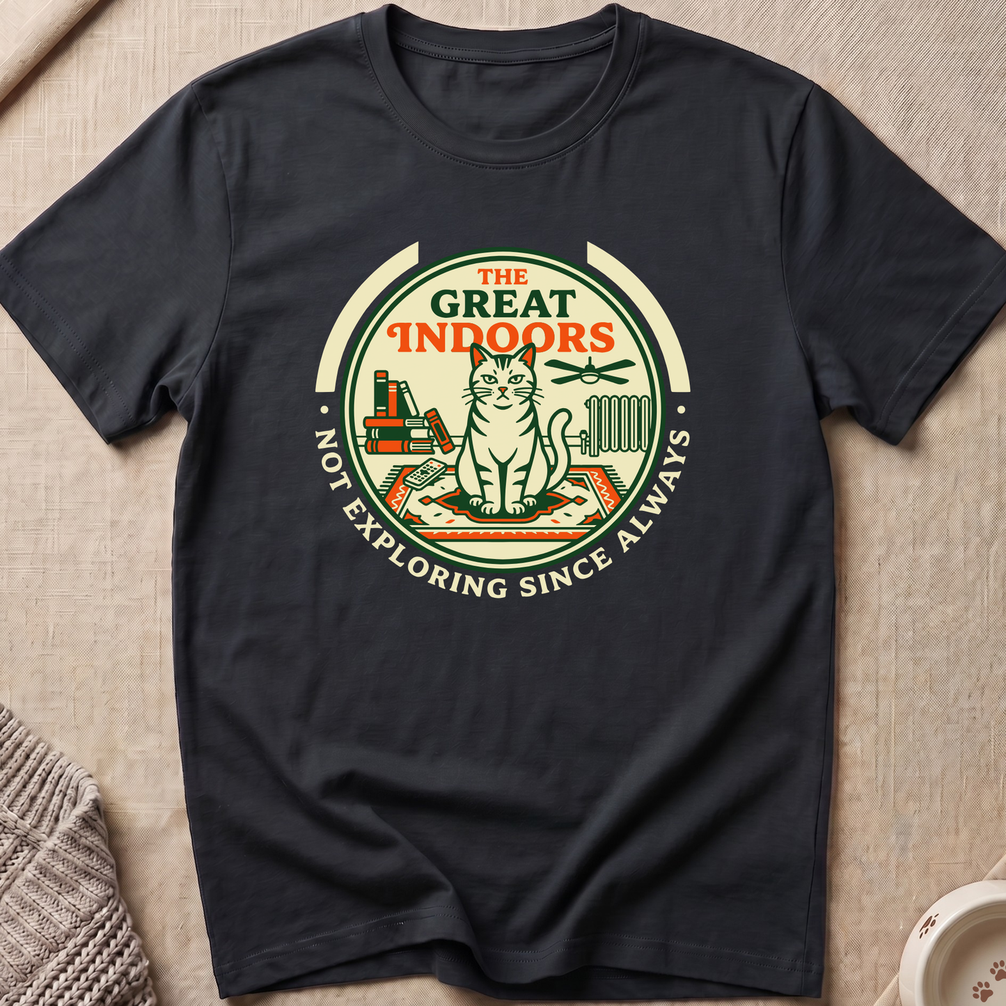 Indoor Adventures Cat T-Shirt